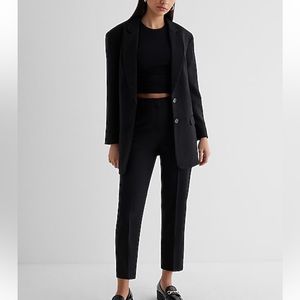 Twill Oversized Boyfriend Blazer